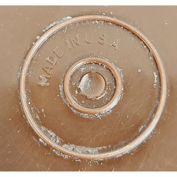 Vintage Brown Tupperware Canister 807-13 No lid Replacement Part, Made in the US - Picture 5 of 14